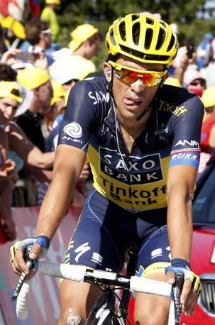Col Tour de France gi saldamente nelle mani di Froome, il tema della tappa era la lotta al podio: Alberto Contador  scivolato in quarta posizione, a scapito di Quintana e di Purito Rodriguez. Reuters